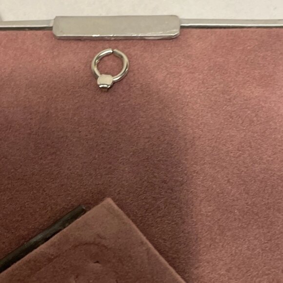 Seagull Pewter Iris Flower Garden Photo Frame 8” For 5x7 Photo Art Nouveau - Picture 4 of 9